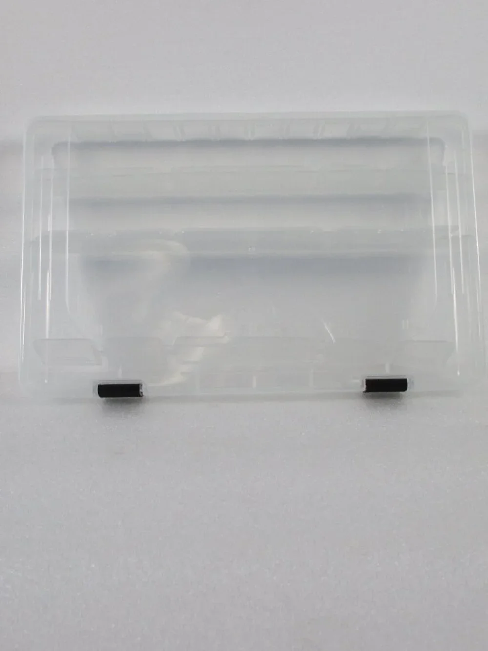 SET OF 2 PLANO PLASTIC STORAGE BINS